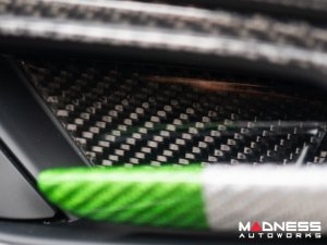 Alfa Romeo Tonale Inner Door Bowl Cover Kit - Carbon FIber - Flexible / Self Adhesive 